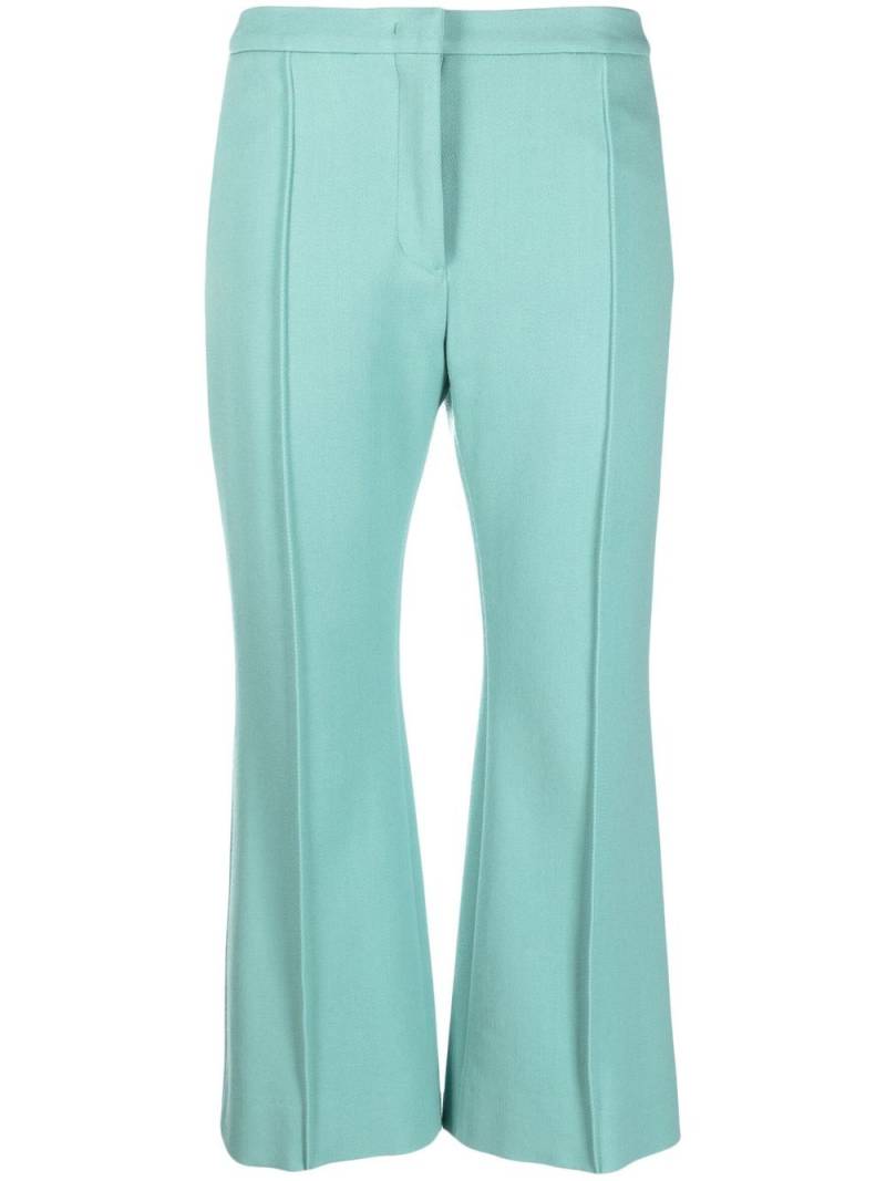 Jil Sander mid-rise cropped trousers - Green von Jil Sander