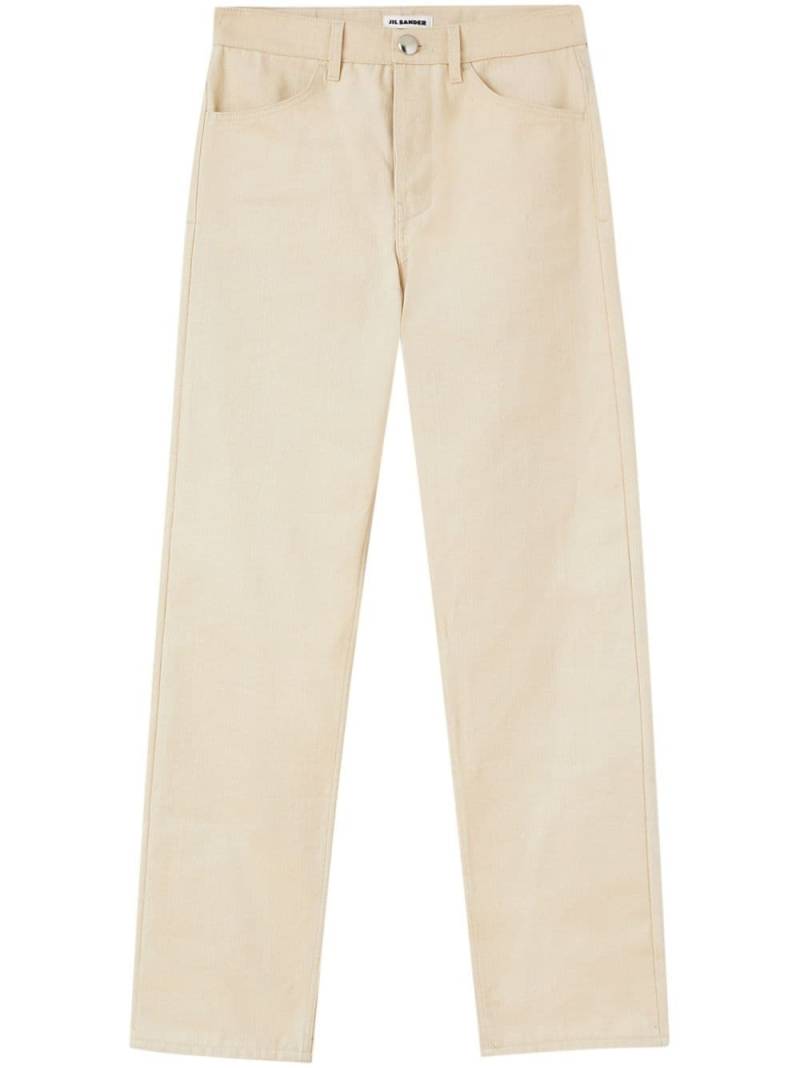 Jil Sander mid-rise straight-leg denim jeans - Neutrals von Jil Sander