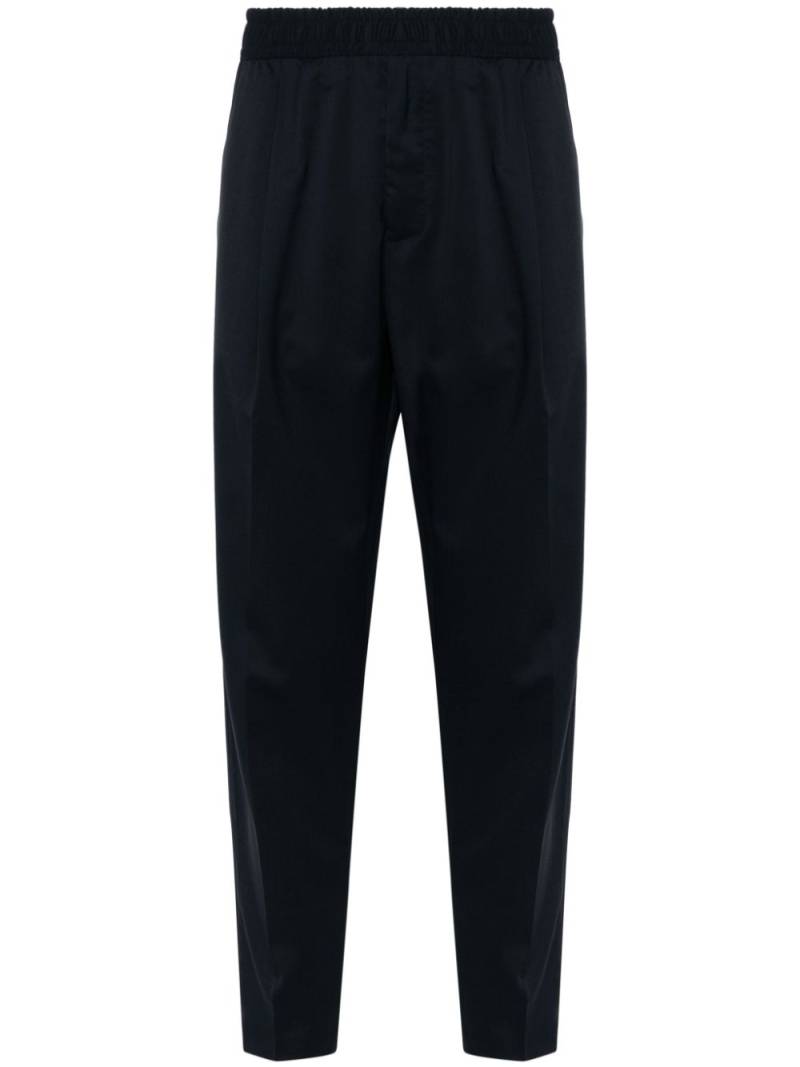 Jil Sander mid-rise tapered trousers - Blue von Jil Sander