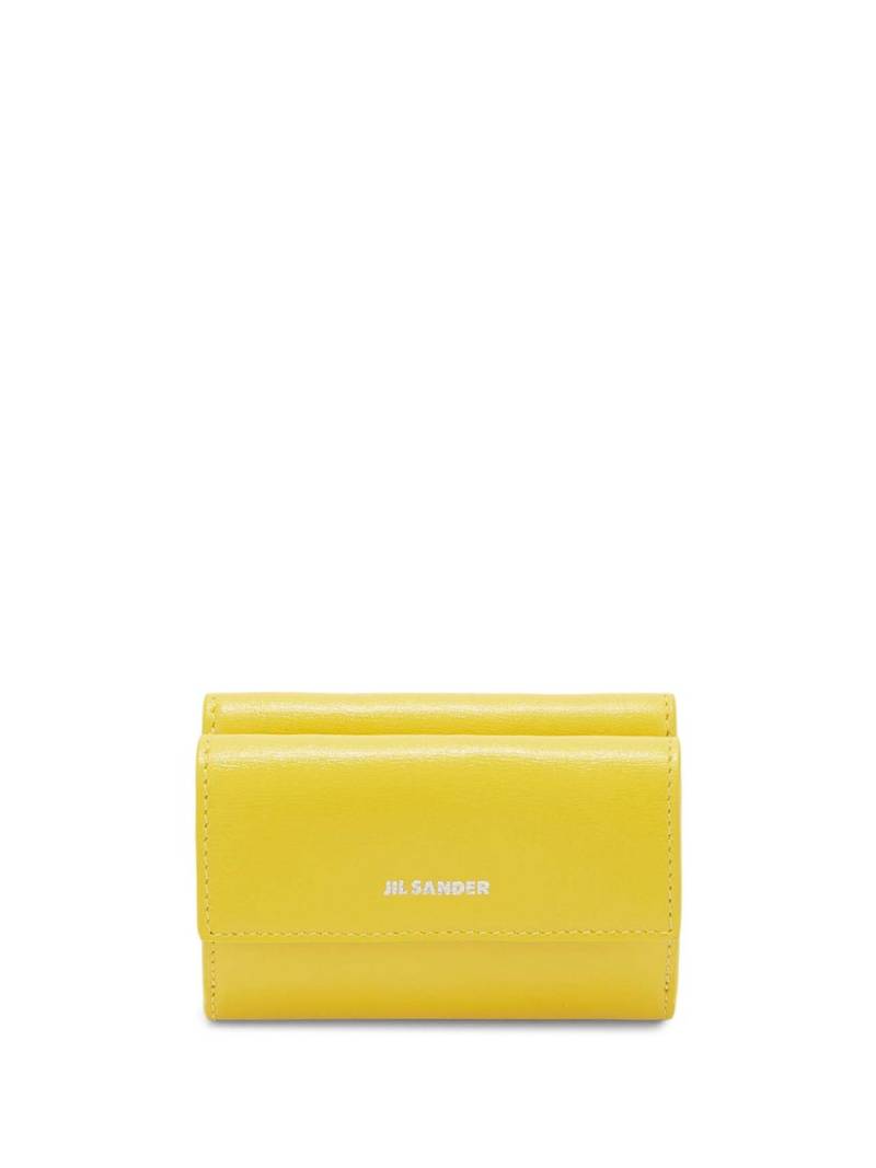 Jil Sander mini wallet - Yellow von Jil Sander