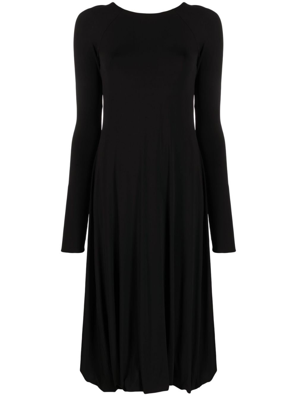 Jil Sander open-back midi dress - Black von Jil Sander