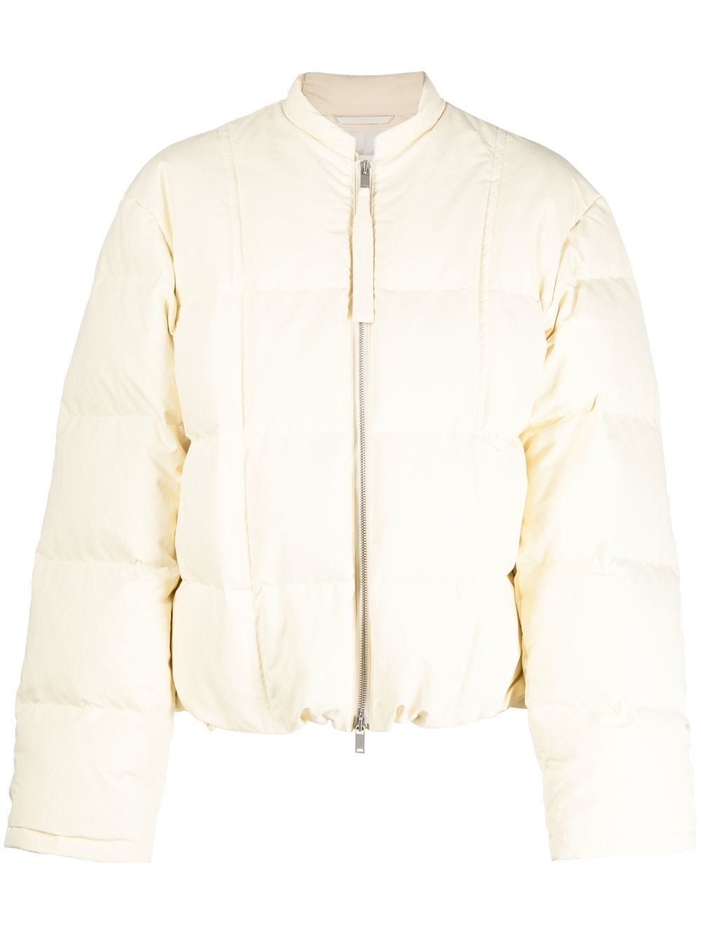 Jil Sander oversized cotton puffer jacket - Neutrals von Jil Sander