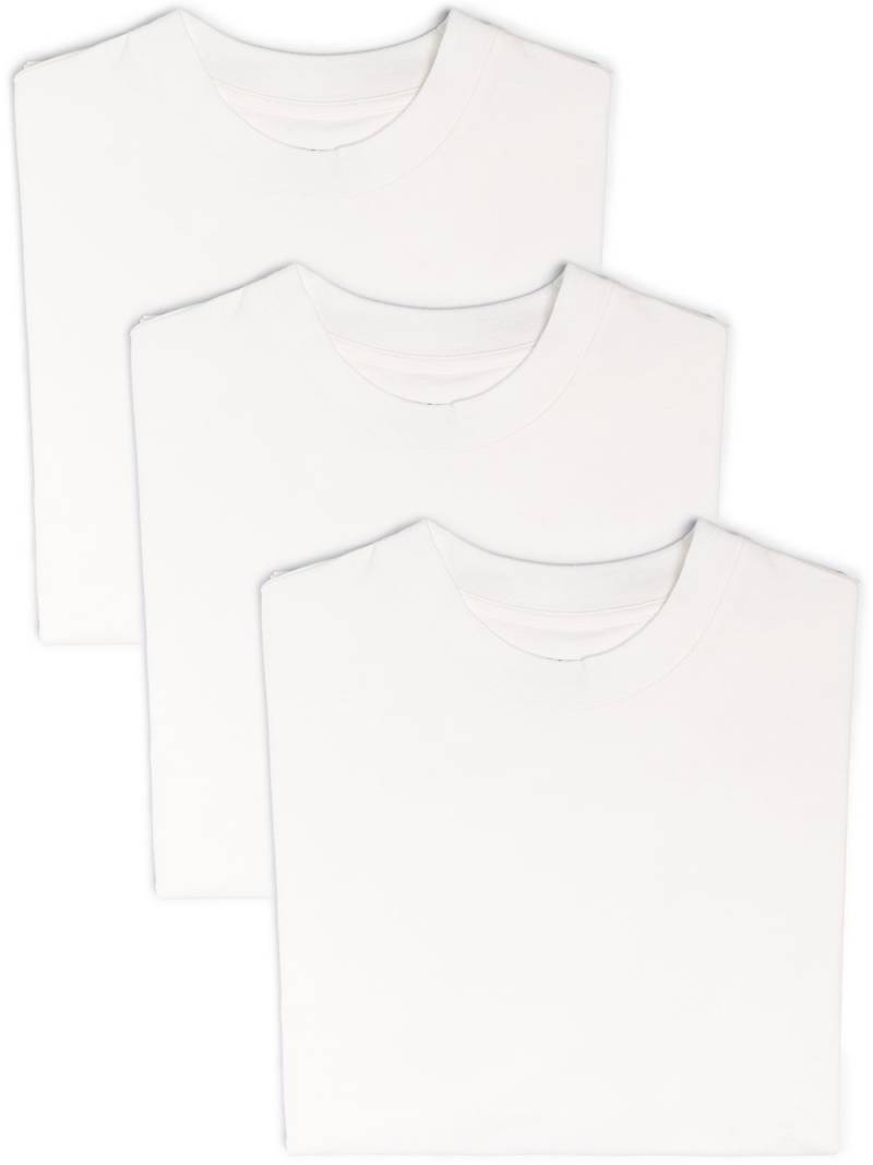 Jil Sander pack of 3 logo patch T-shirt - White von Jil Sander