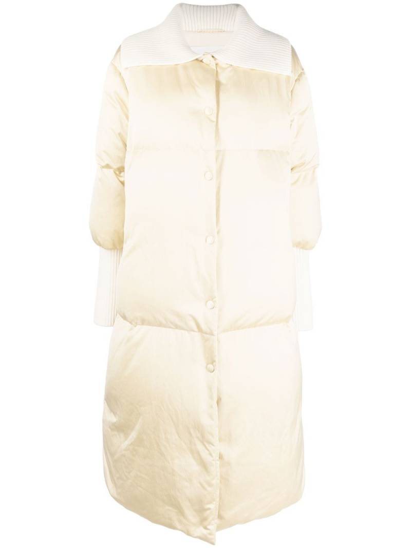 Jil Sander padded contrast coat - Neutrals von Jil Sander