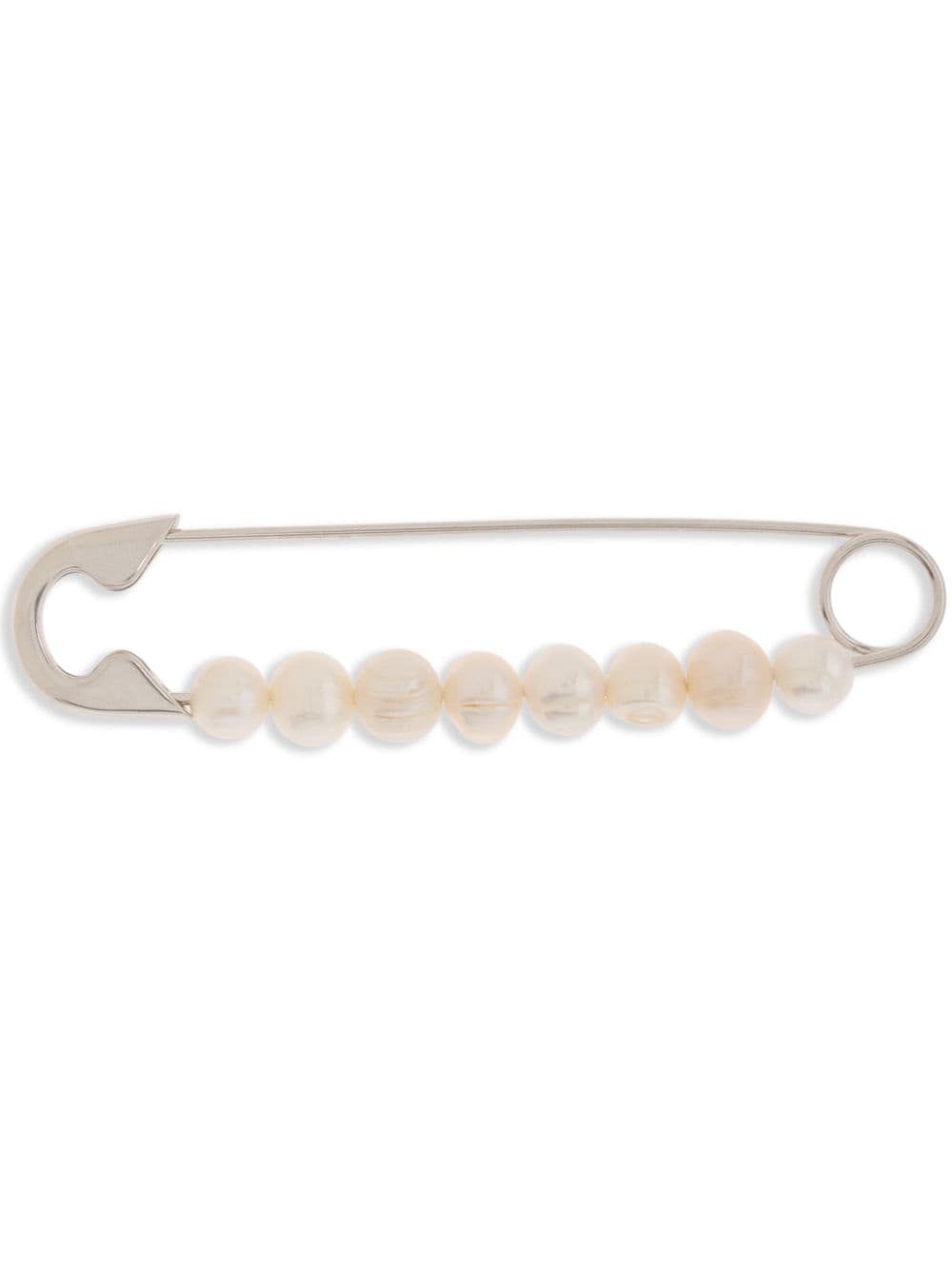 Jil Sander pearl clip pin - Silver von Jil Sander