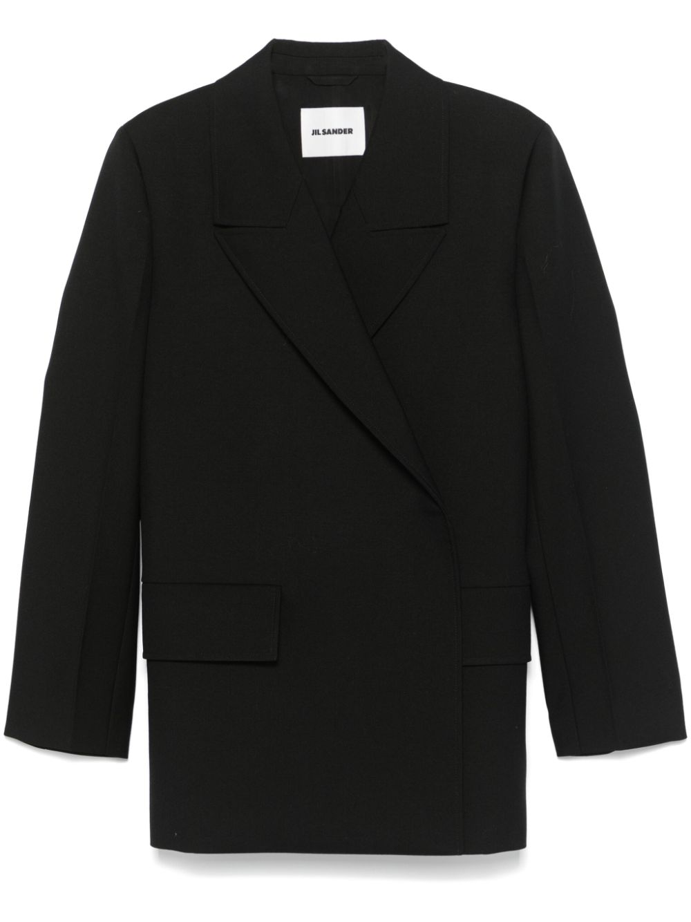 Jil Sander pleated blazer - Black von Jil Sander