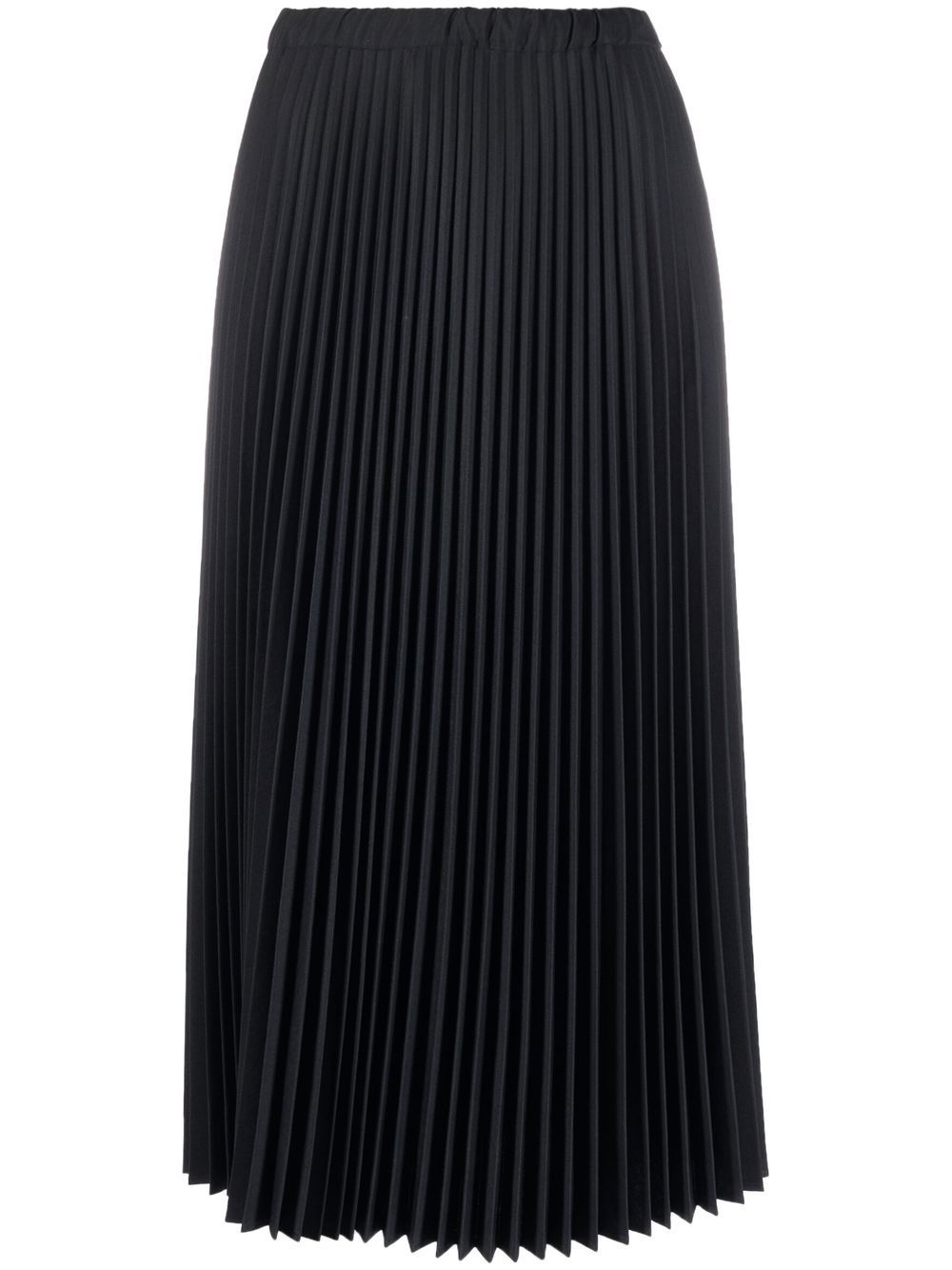 Jil Sander pleated full midi skirt - Black von Jil Sander