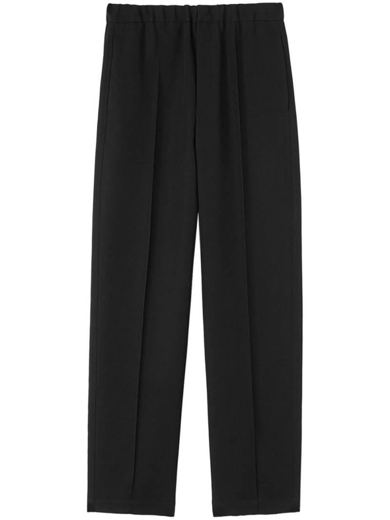 Jil Sander pressed crease tailored trousers - Black von Jil Sander