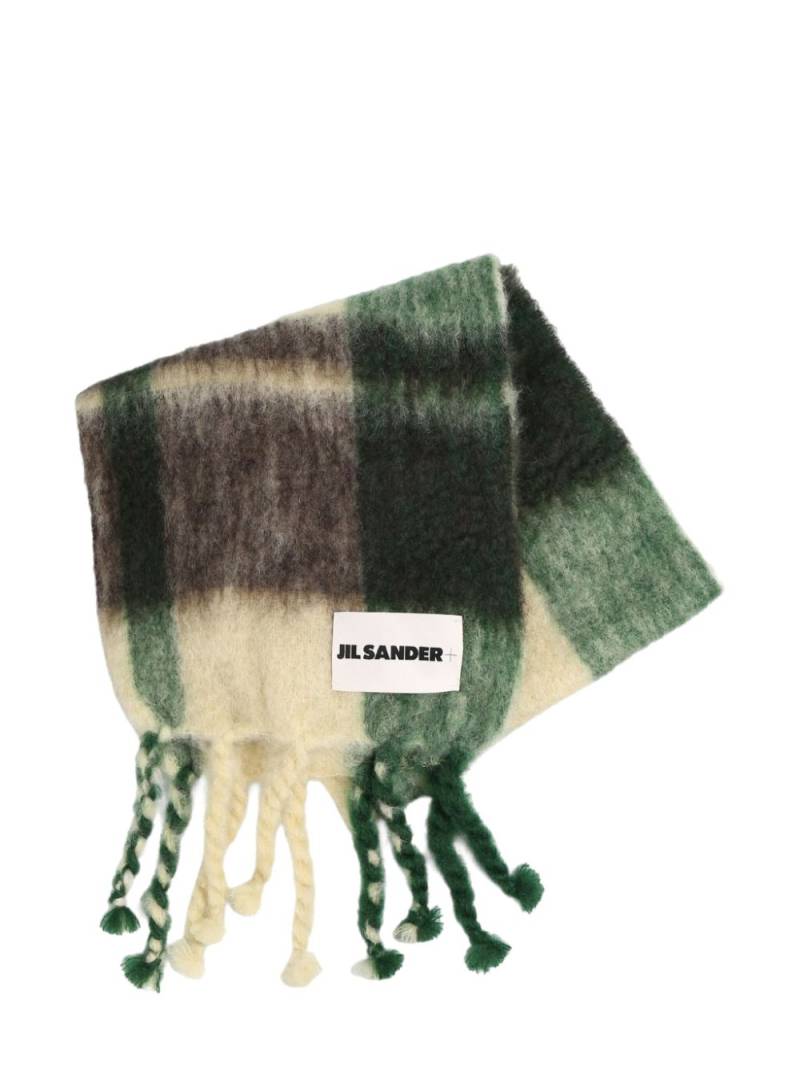 Jil Sander printed wool scarf - Neutrals von Jil Sander