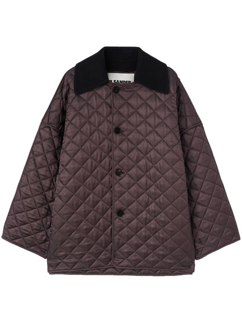 Jil Sander quilted jacket - Brown von Jil Sander