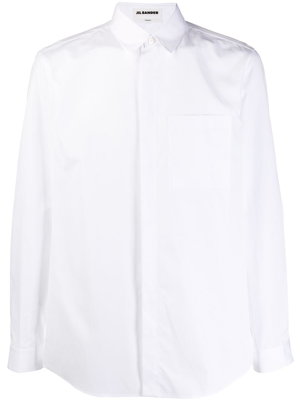 Jil Sander relaxed fit shirt - White von Jil Sander