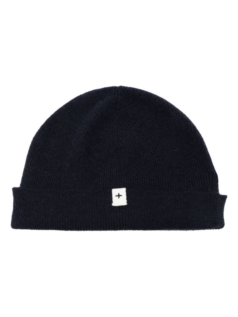 Jil Sander ribbed-knit beanie - Blue von Jil Sander