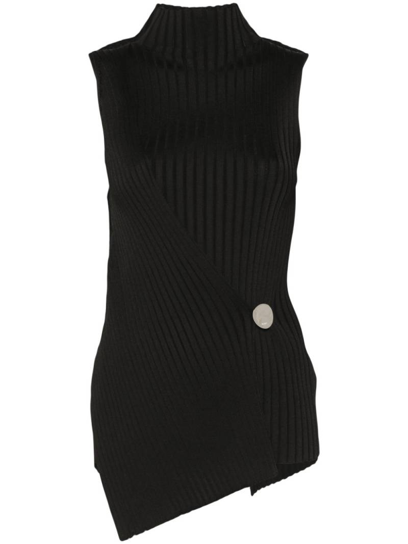 Jil Sander ribbed-knit tank top - Black von Jil Sander