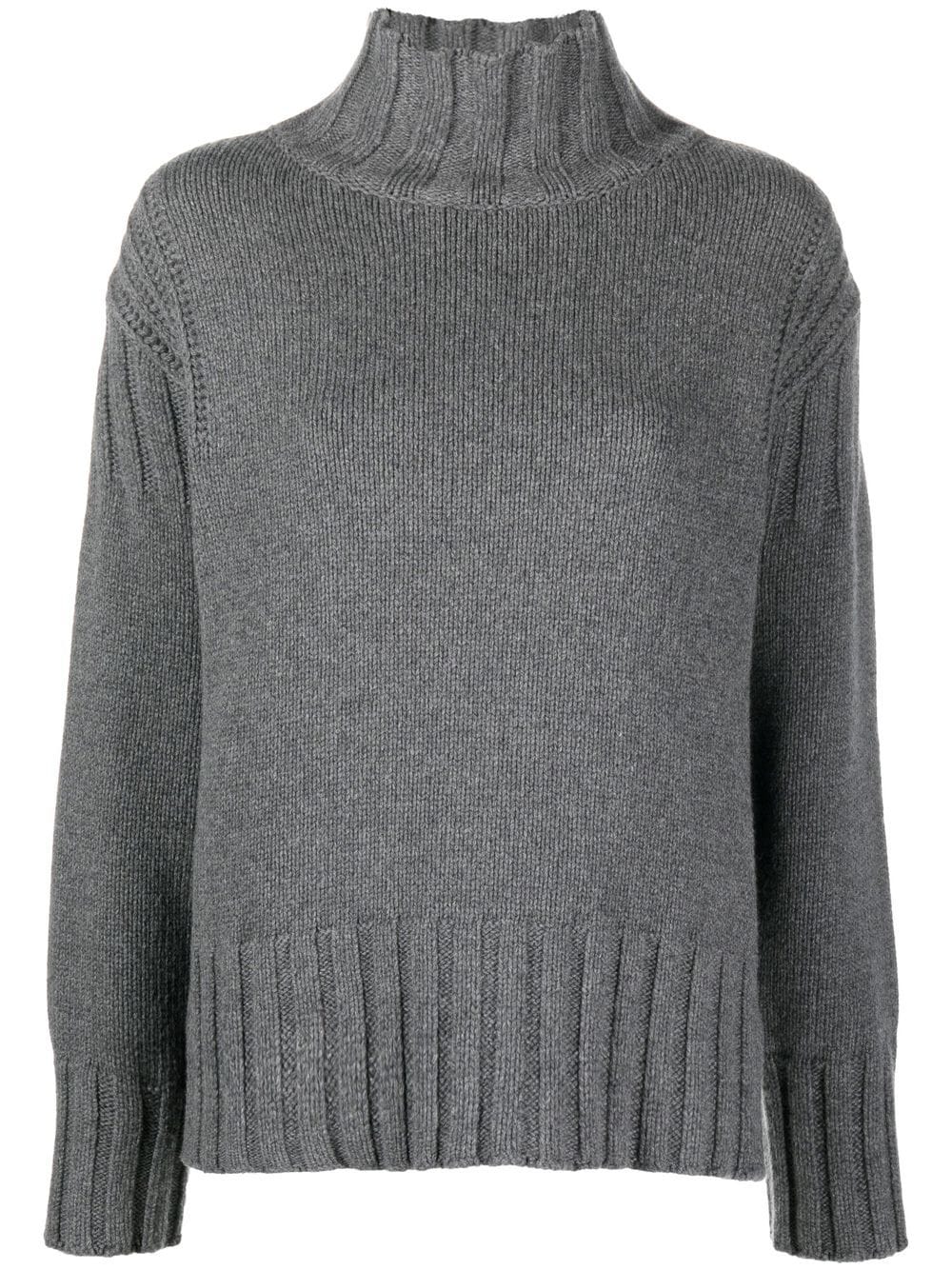 Jil Sander roll-neck cashmere jumper - Grey von Jil Sander