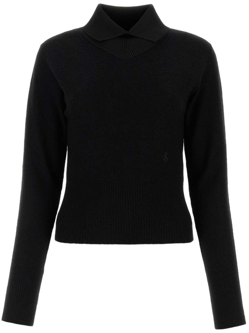 Jil Sander roll neck long-sleeve sweater - Black von Jil Sander