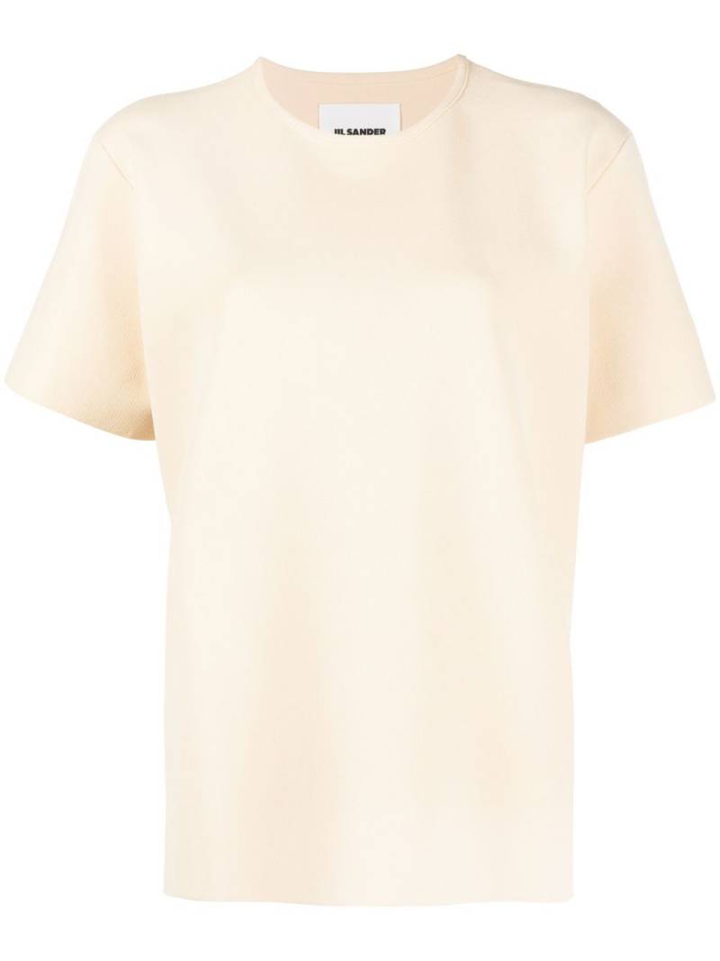 Jil Sander round-neck short-sleeved T-shirt - Neutrals von Jil Sander