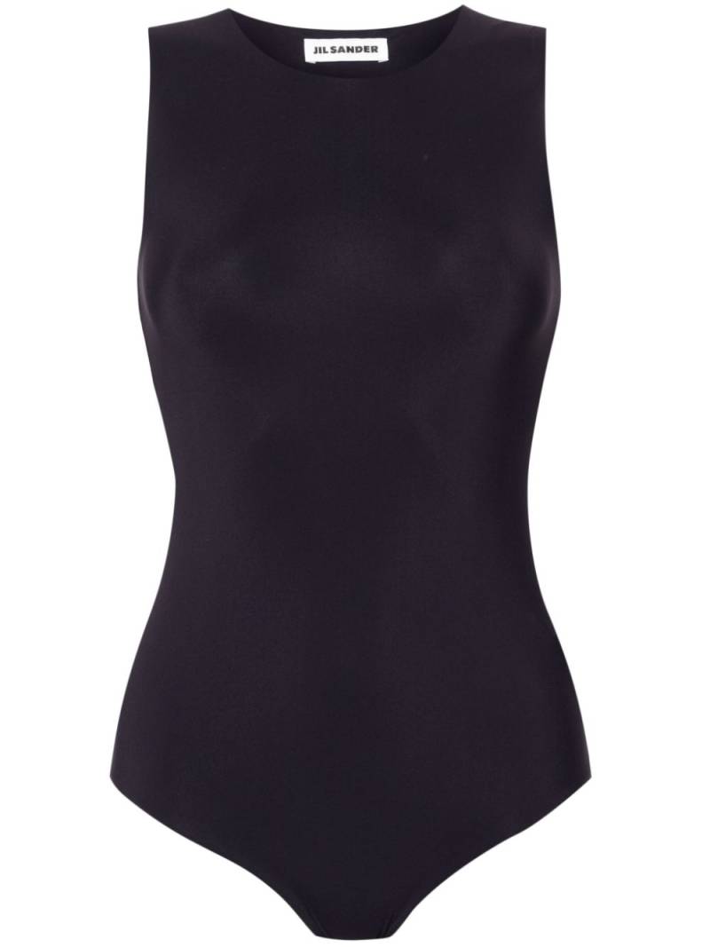 Jil Sander round-neck sleeveless bodysuit - Blue von Jil Sander