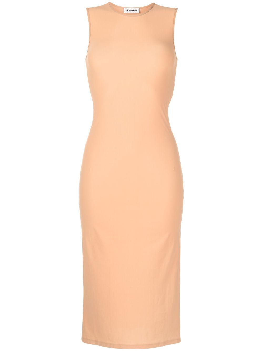 Jil Sander round neck sleeveless maxi dress - Neutrals von Jil Sander