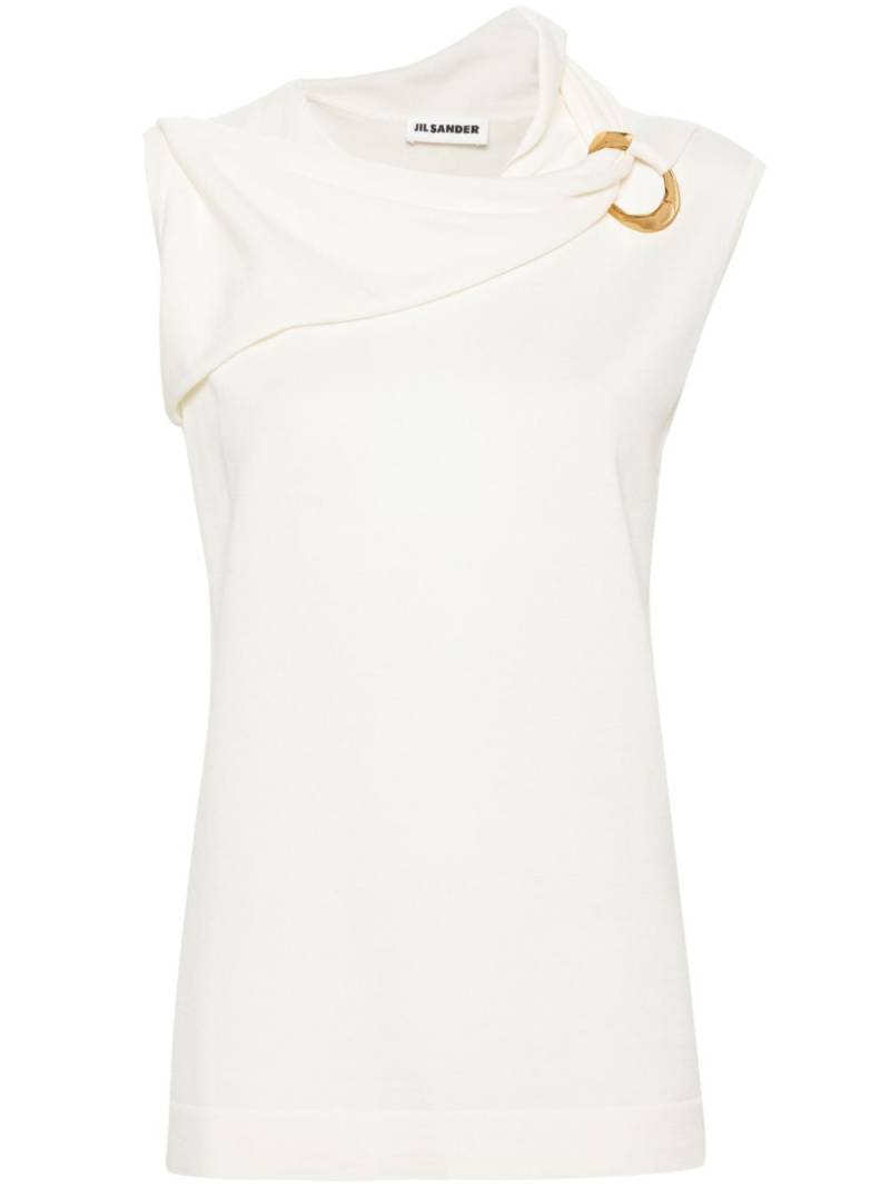 Jil Sander round-neck sleeveless top - Neutrals von Jil Sander