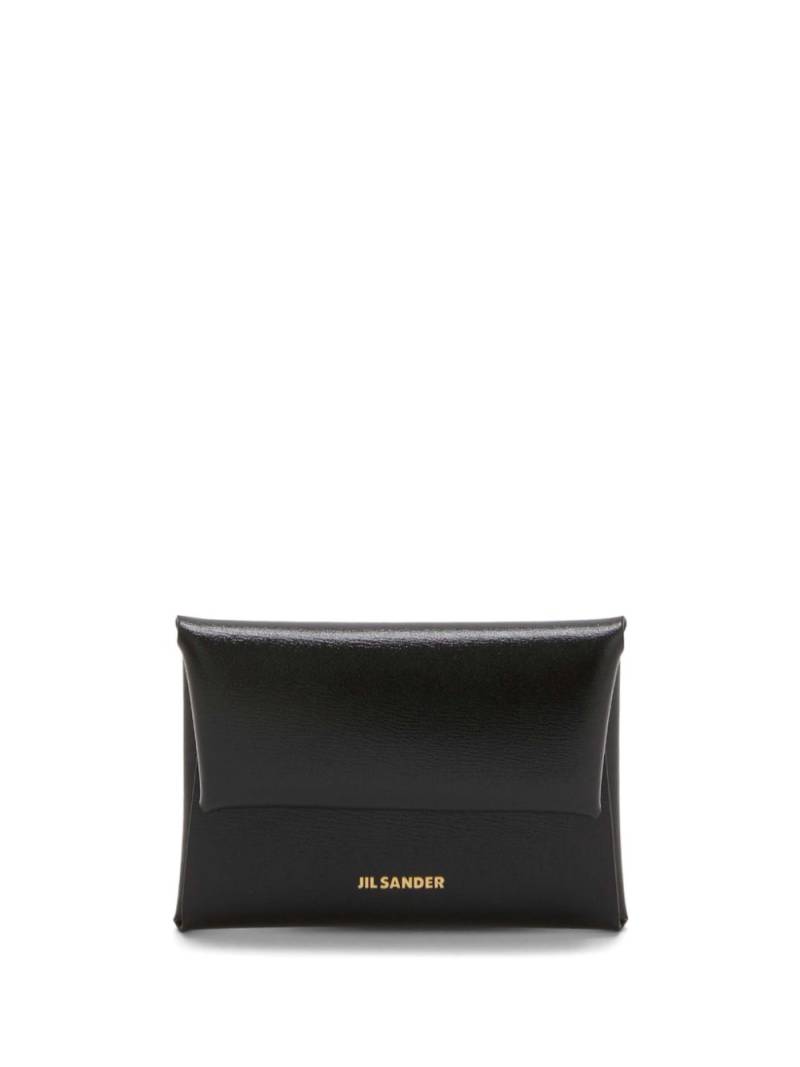 Jil Sander saffiano-texture wallet - Black von Jil Sander