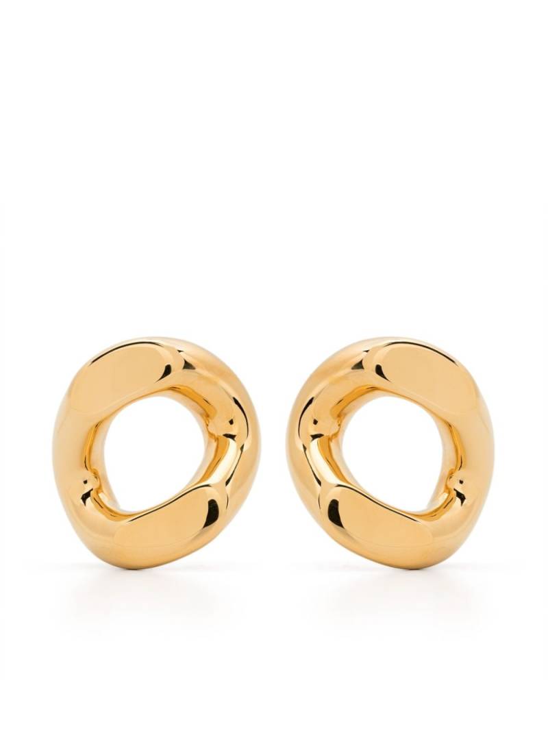 Jil Sander sculpted drop earring - Gold von Jil Sander