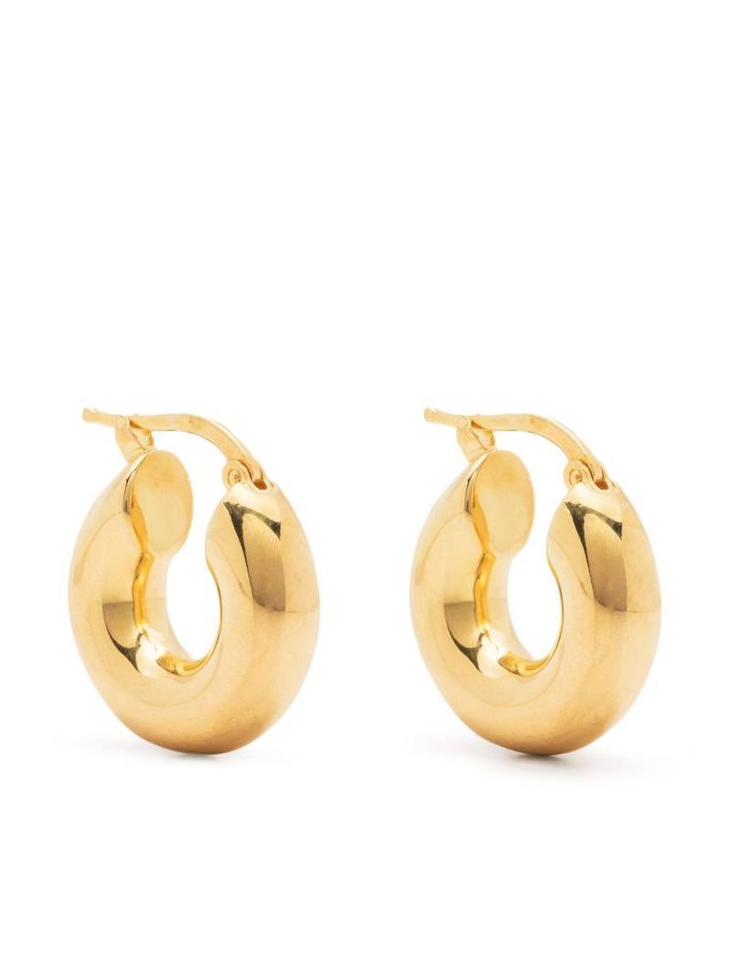 Jil Sander sculptural hoop earrings - Gold von Jil Sander