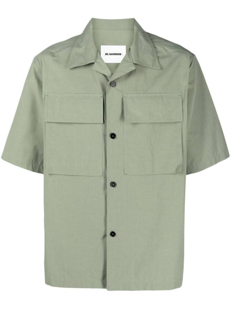 Jil Sander short-sleeve cotton shirt - Green von Jil Sander