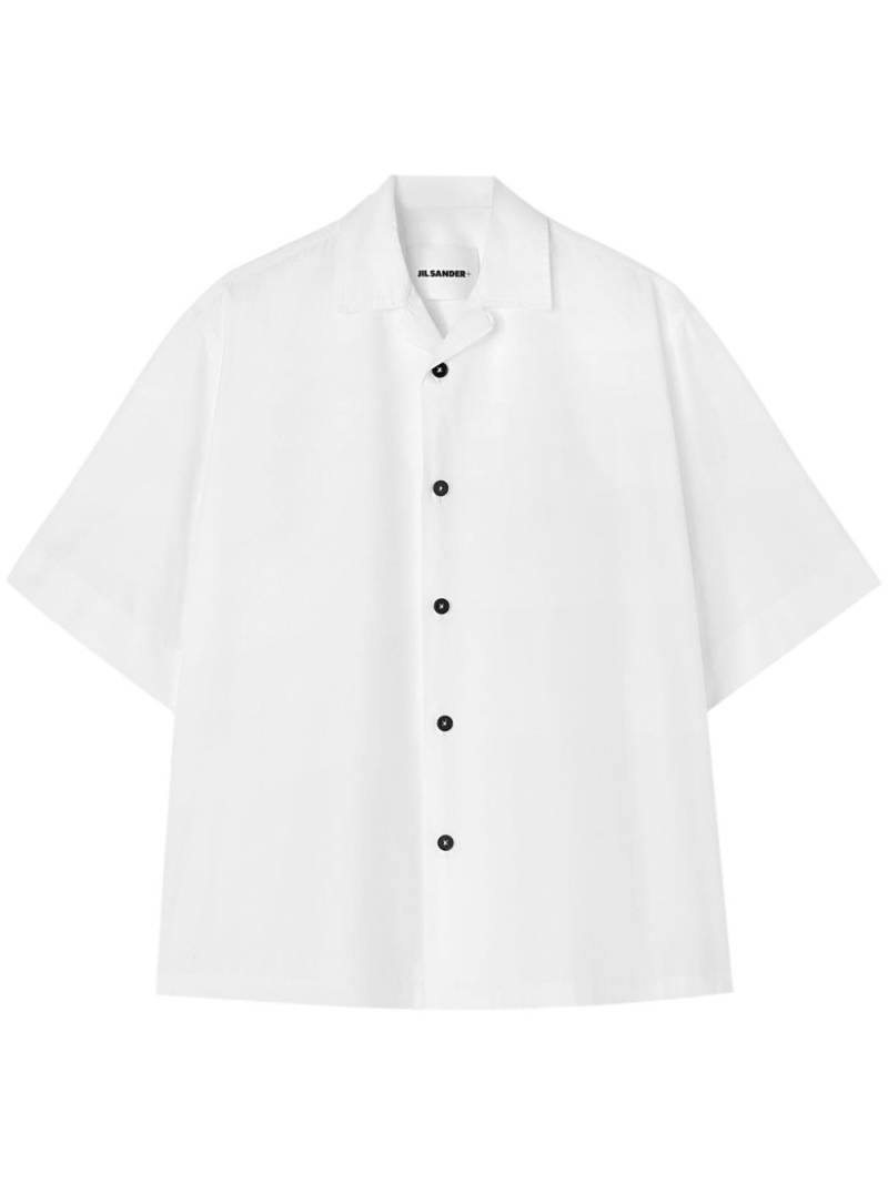 Jil Sander short-sleeve cotton shirt - White von Jil Sander