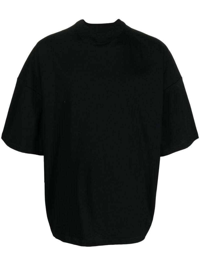 Jil Sander short-sleeved cotton T-shirt - Black von Jil Sander