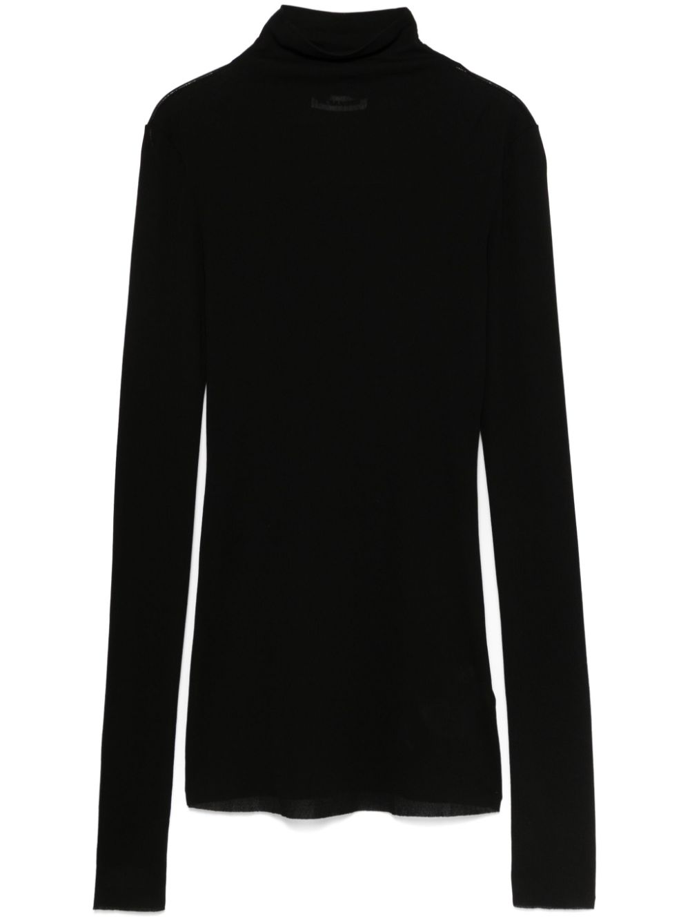 Jil Sander silk T-shirt - Black von Jil Sander