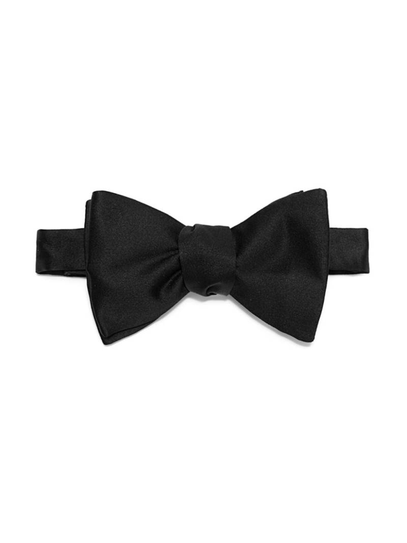 Jil Sander silk bow tie - Black von Jil Sander