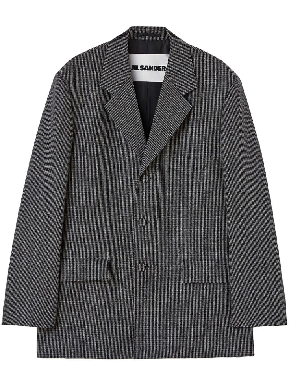 Jil Sander single-breasted tailored blazer - Grey von Jil Sander