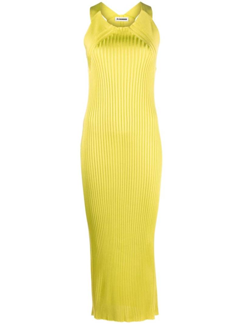 Jil Sander sleeveless ribbed maxi dress - Green von Jil Sander