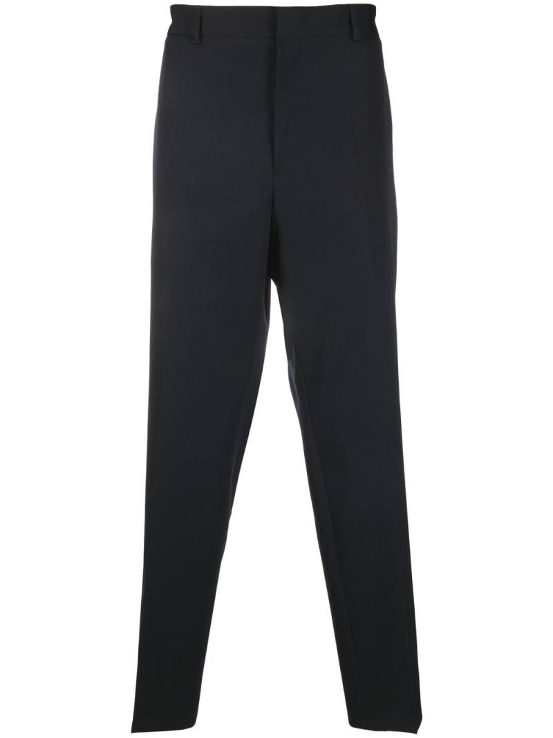 Jil Sander slim-cut elasticated-waistband trousers - Blue von Jil Sander