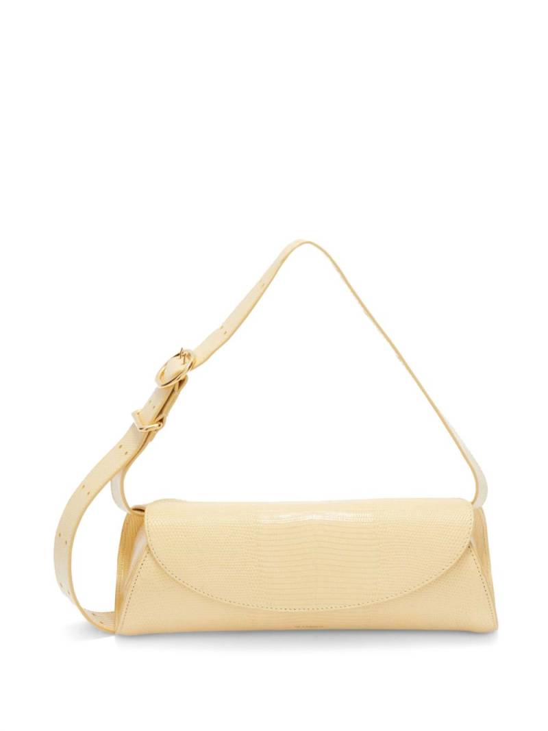 Jil Sander small Cannolo clutch bag - Yellow von Jil Sander