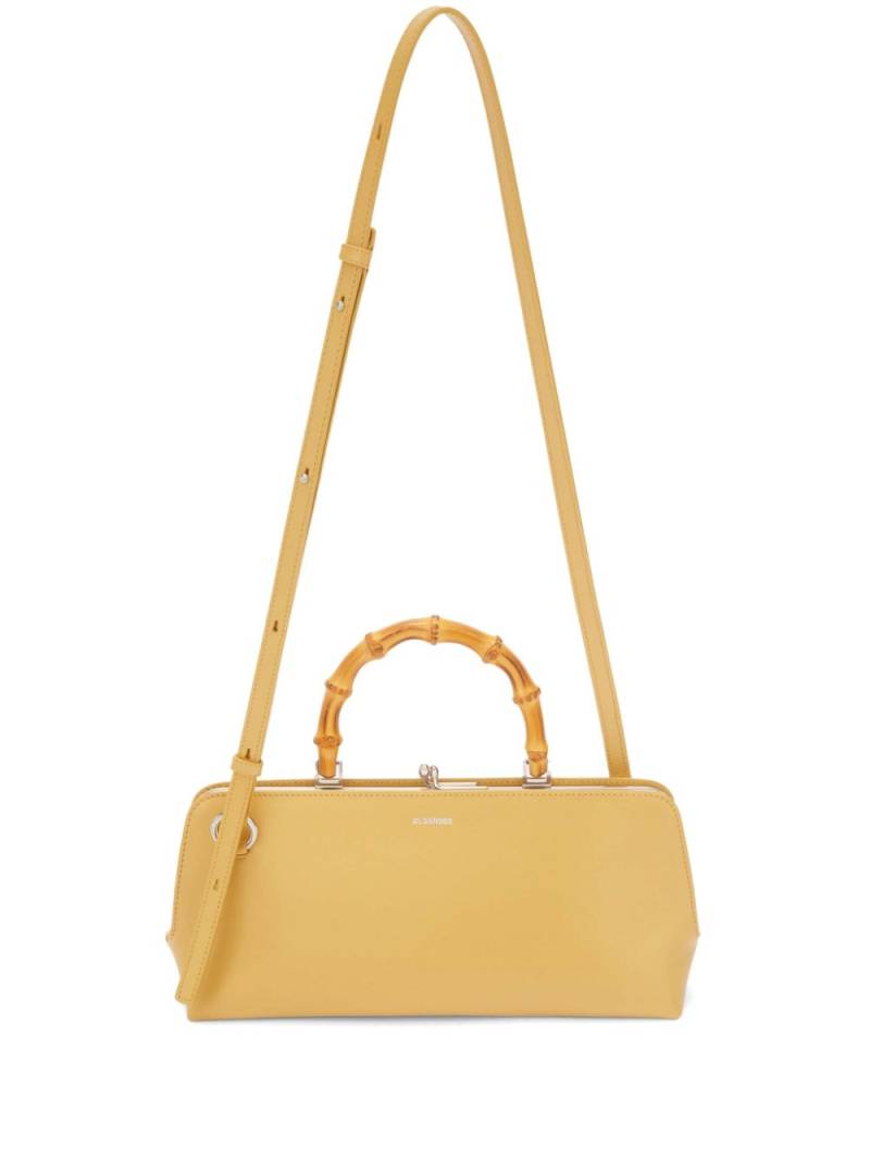 Jil Sander small Goji Bamboo bag - Yellow von Jil Sander