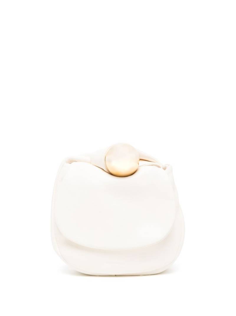 Jil Sander small Sphere clutch bag - Neutrals von Jil Sander