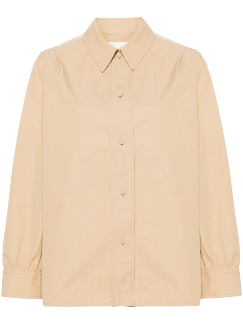 Jil Sander spread-collar cotton shirt - Neutrals von Jil Sander