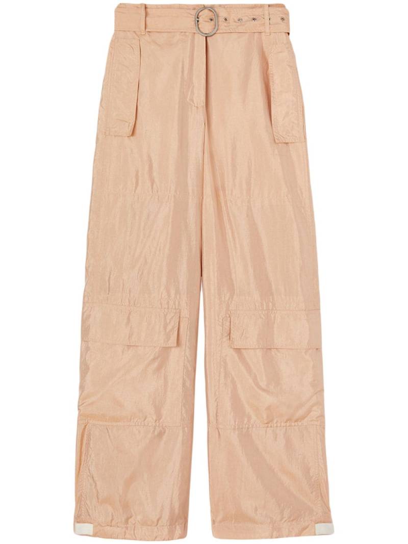 Jil Sander straight-leg belted trousers - Pink von Jil Sander