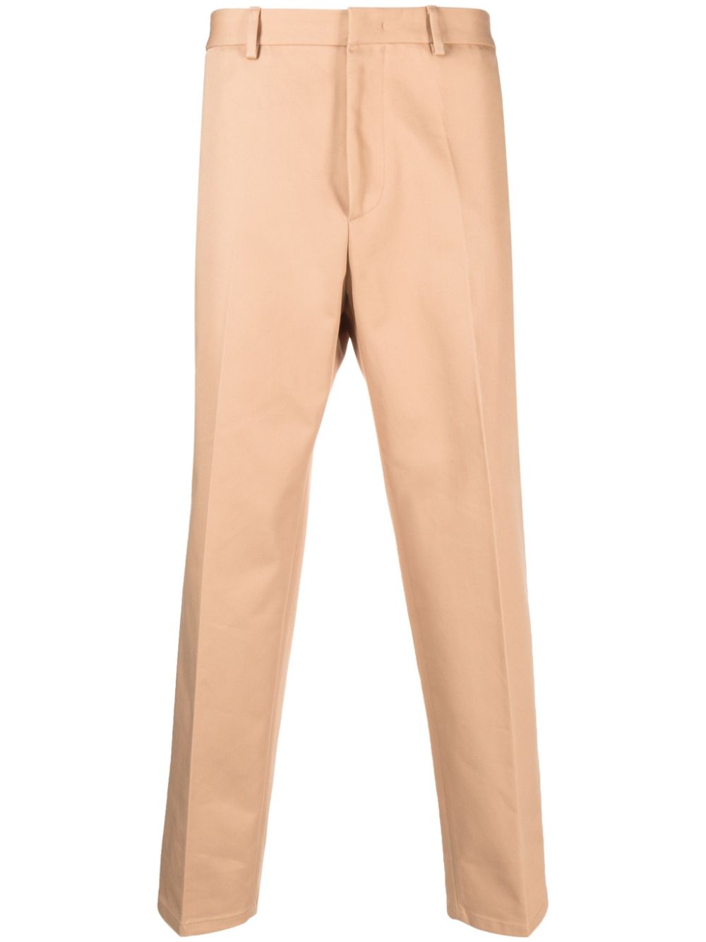 Jil Sander straight-leg cotton trousers - Neutrals von Jil Sander