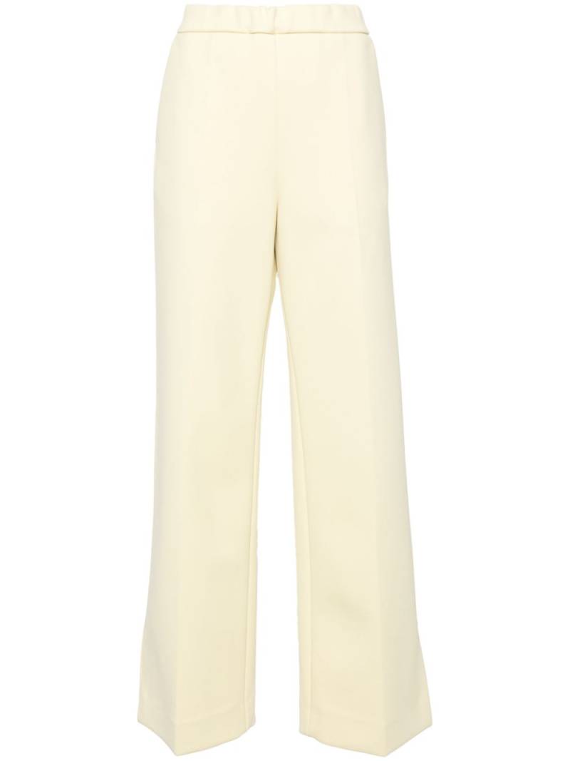 Jil Sander straight-leg scuba trousers - Yellow von Jil Sander