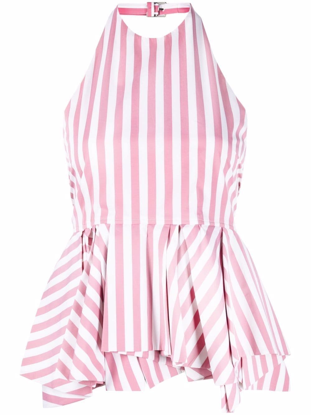 Jil Sander striped halterneck top - Pink von Jil Sander