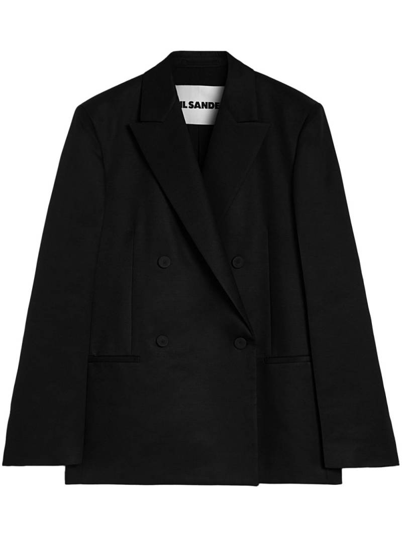 Jil Sander tailored blazer - Black von Jil Sander