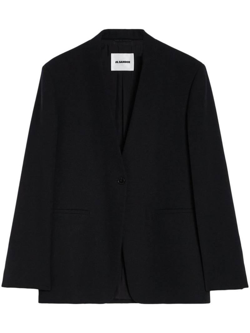 Jil Sander tailored blazer - Black von Jil Sander