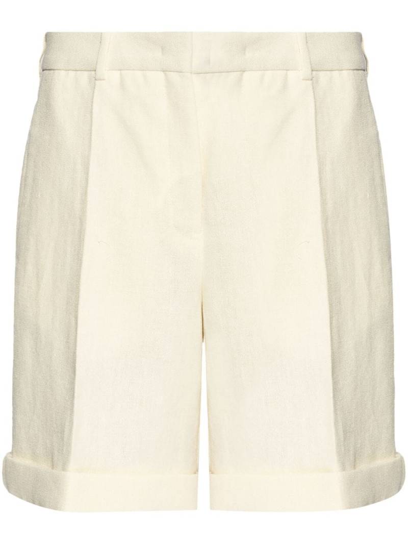 Jil Sander tailored knee-length shorts - Neutrals von Jil Sander