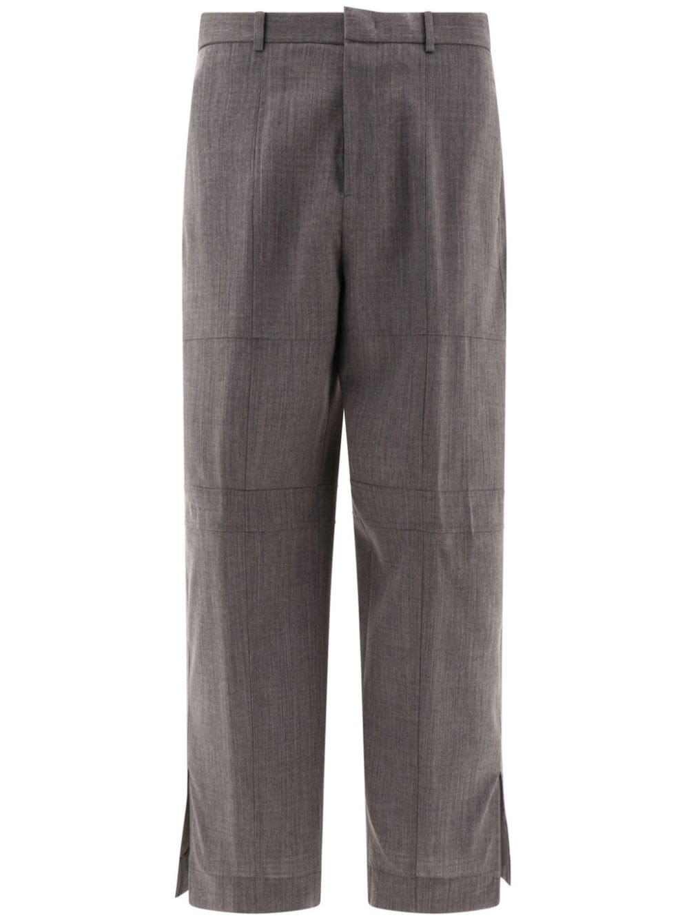 Jil Sander tailored wool trousers - Grey von Jil Sander