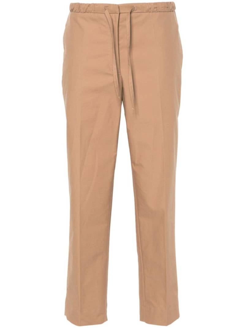 Jil Sander tapered cropped trousers - Brown von Jil Sander