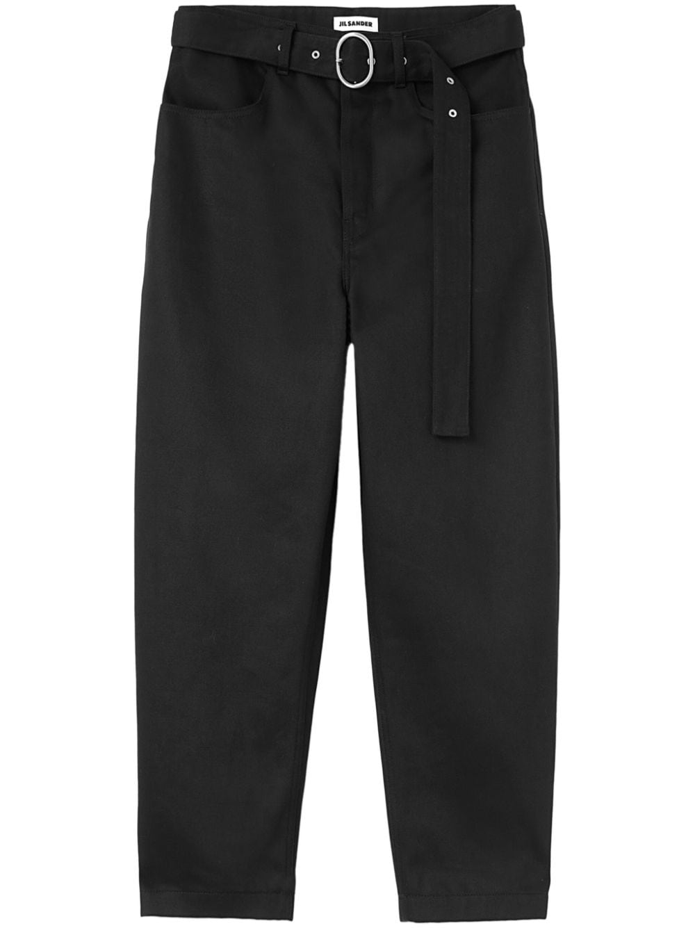 Jil Sander tapered-leg belted jeans - Black von Jil Sander