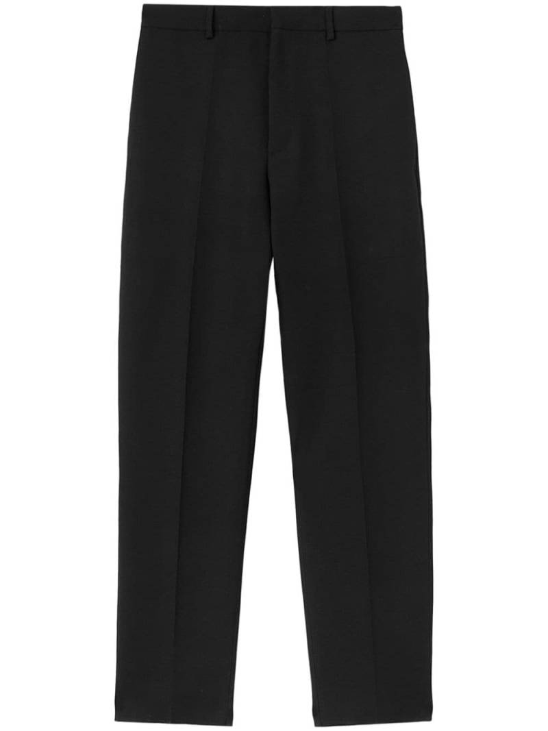 Jil Sander tapered-leg wool trousers - Black von Jil Sander