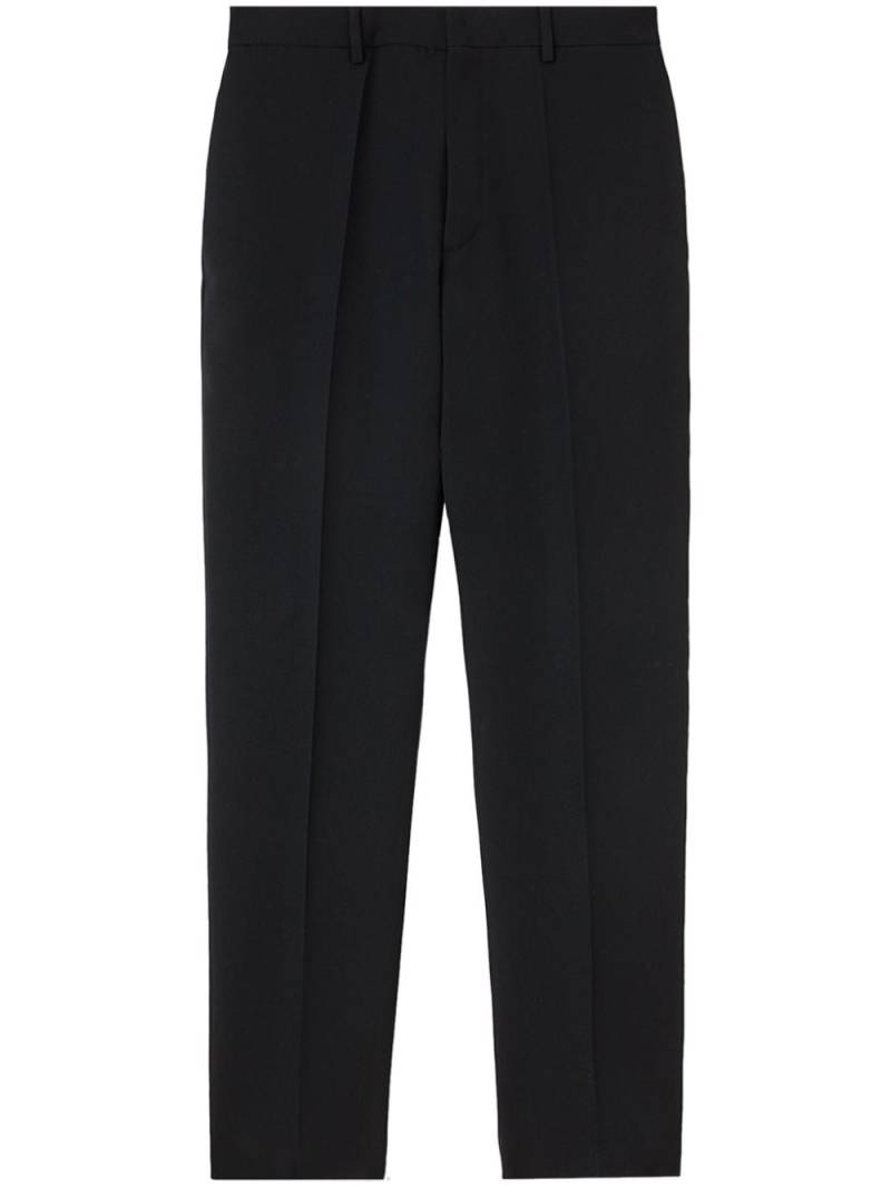 Jil Sander tapered-leg wool trousers - Blue von Jil Sander